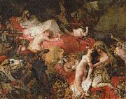 Eugene Delacroix Death of Sardanapalus oil